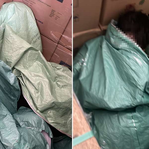 Patru persoane depistate ascunse într-un ansamblu rutier, în P.T.F. Giurgiu