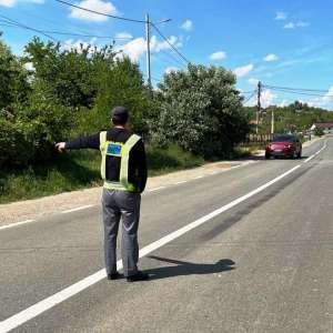 Depistat la volan, cu dreptul de a conduce suspendat