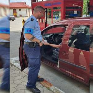 Bărbat depistat la volanul unui  autoturism neînmatriculat