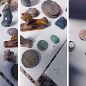 Doi cetăţeni libanezi, depistaţi pe Aeroportul Otopeni cu 80 de artefacte arheologice, susceptibile de a face parte din patrimoniul cultural egiptean