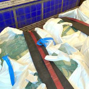 19 tone deşeuri din sticlă oprite de poliţiştii de frontieră din cadrul P.T.F. Călărași