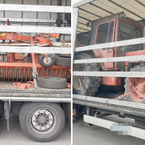 TIR cu deşeuri oprit la intrarea în ţară