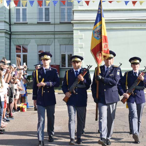 Jurământ militar la Şcoala de Pregătire a Agenţilor Poliţiei de Frontieră „Avram Iancu” Oradea