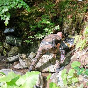 Țigări de contrabandă în valoare de 67.600 lei confiscate de polițiștii de frontieră maramureșeni