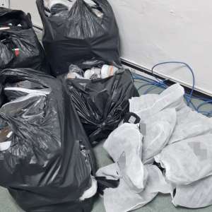 Bunuri contrafăcute, estimate la o valoare de aproximativ 56.600 lei, descoperite la PTF Giurgiu