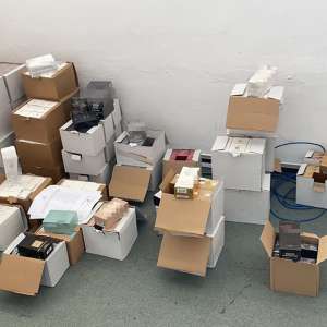 Bunuri contrafăcute, estimate la valoarea de peste 551.800 lei,  descoperite la P.T.F Giurgiu