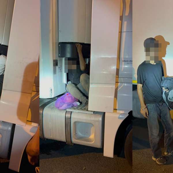 28 de cetăţeni străini, depistați ascunși la P.T.F. Nădlac II