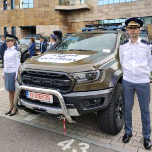 Autospeciale de patrulare 4x4 pentru teren dificil, achiziționate din fonduri europene nerambursabile pentru dotarea Poliţiei de Frontieră Române