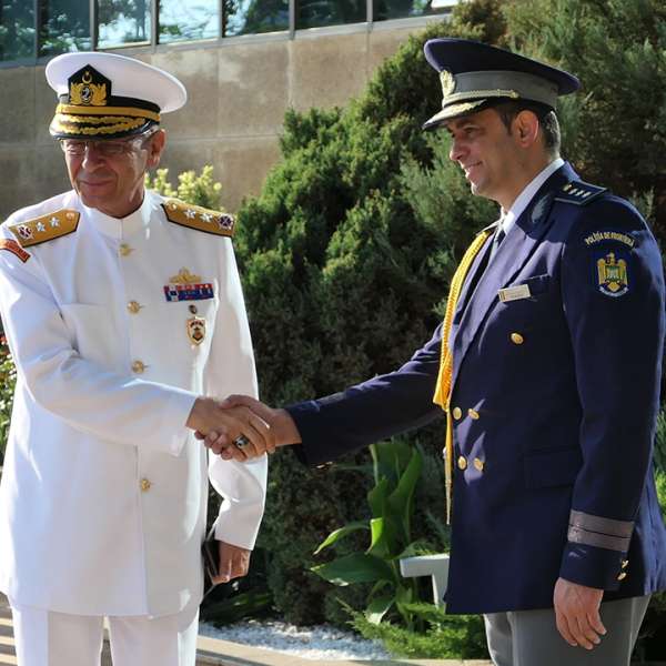 The Commandant of the Turkish Coast Guard, on a working visit to the Romanian Border Police