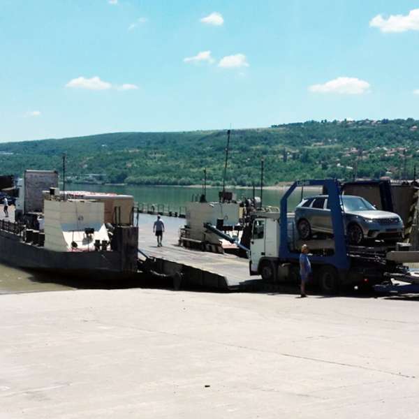 Tranzitul peste Dunăre cu feribotul, suspendat la PTF Bechet