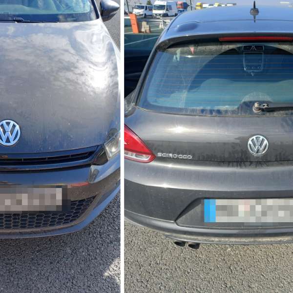 Autoturism căutat de autorităţile din Germania, descoperit de poliţiştii de frontieră din P.T.F. Nădlac II