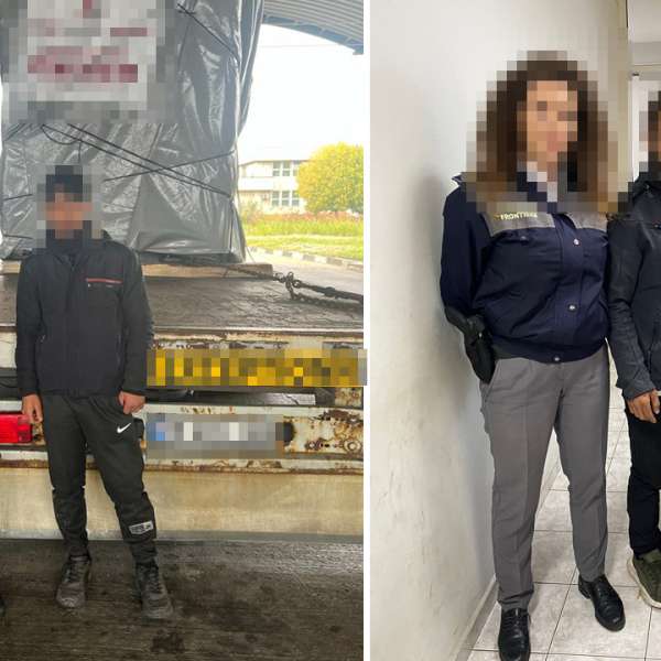 Cetățeni afgani depistați de polițiștii de frontieră giurgiuveni în timp ce încercau să intre ilegal în România