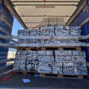 Deşeuri din aluminiu, oprite la Petea. Peste 48 de tone, în două mijloace de transport