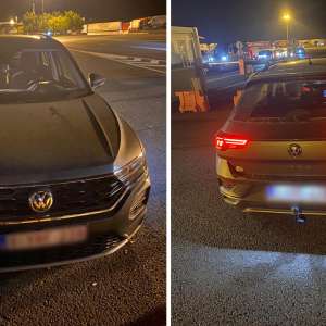 Autoturism căutat de autorităţile din Belgia,  descoperit de poliţiştii de frontieră din P.T.F. Nădlac II