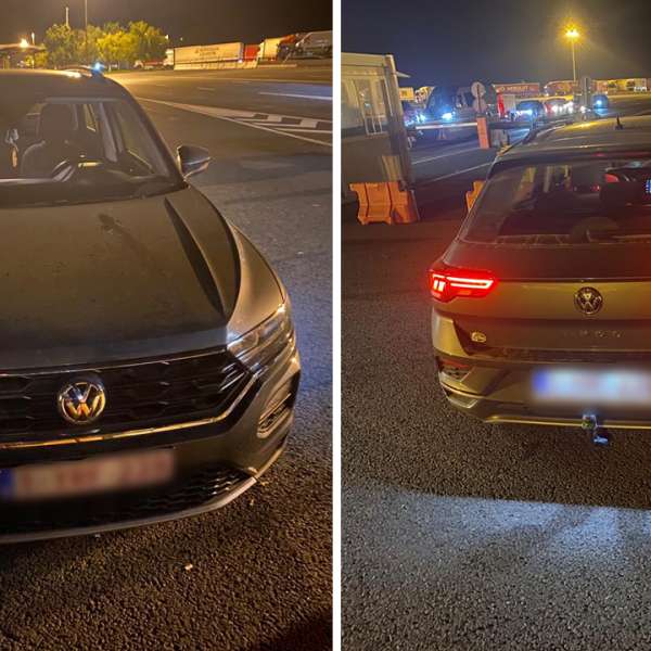 Autoturism căutat de autorităţile din Belgia, descoperit de poliţiştii de frontieră din P.T.F. Nădlac II
