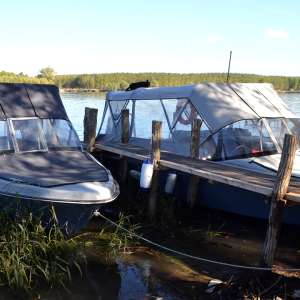 Două motoare de barcă  în valoare de 50.000 lei, căutate de autoritățile din Suedia, găsite de polițiștii de frontieră din cadrul Gărzii de Coastă