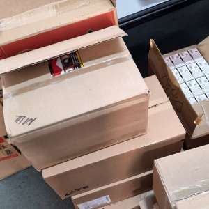 7.476 pachete de țigarete estimate la o valoare de 186.000 lei, descoperite de polițiștii de frontieră giurgiuveni