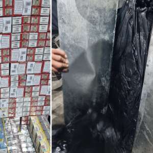 800 de pachete cu țigarete și tutun, descoperite de polițiștii de frontieră din cadrul P.T.F. Giurgiu