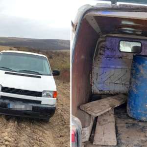 Cetățean român depistat de polițiștii de frontieră în timp ce transporta 180 litri de motorină