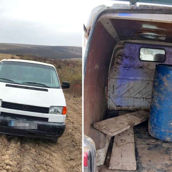 Cetățean român depistat de polițiștii de frontieră în timp ce transporta 180 litri de motorină