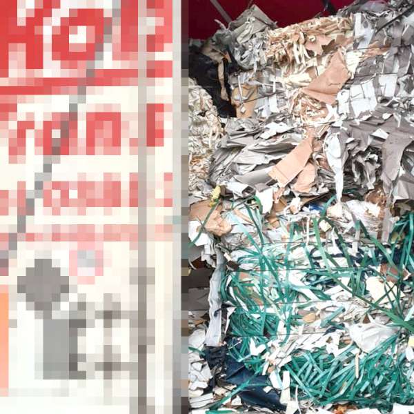 Peste 22 de tone deşeuri constând în materiale plastice și cauciuc, oprite la Borș II şi returnate în Italia