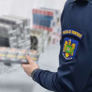1.056 de pachete cu țigarete, descoperite de polițiștii de frontieră din cadrul PTF Giurgiu