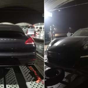 Autoturism căutat de autoritățile din Belgia, descoperit în P.T.F. Giurgiu