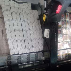 1.260 pachete cu țigarete, descoperite de polițiștii de frontieră din cadrul P.T.F. Giurgiu