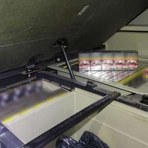 Peste 21.000 de țigarete descoperite ascunse   într-un ansamblu rutier în P.T.F. Calafat