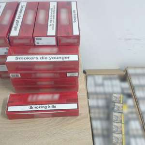 35.000 de țigarete descoperite într-un autocamion în P.T.F. Bechet