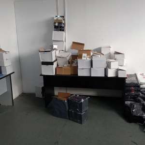 Bunuri contrafăcute, în valoare de peste 200.000 lei, descoperite într-un autocar, la PTF Giurgiu