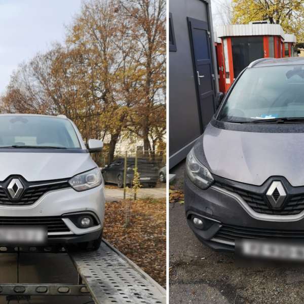 Autoturisme căutate de autoritățile din Belgia, descoperite în PTF Giurgiu