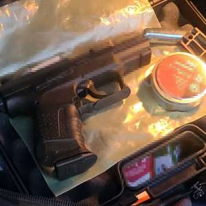 Pistol cu aer comprimat descoperit la P.T.F. Vărșand