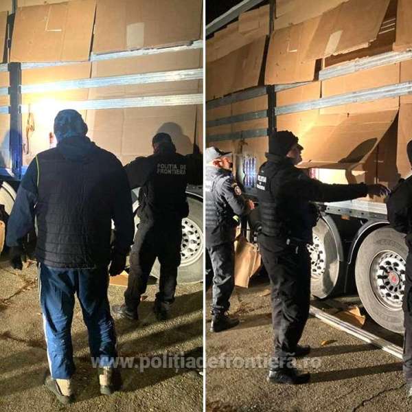Aproximativ 3,5 milioane pachete cu ţigări de contrabandă, depistate de poliţiştii de frontieră, în 11 luni din 2022