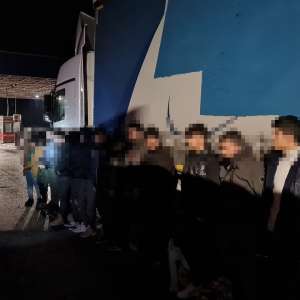 14 sirieni depistați într-un spaţiu special amenajat al unui TIR, la P.T.F. Nădlac II