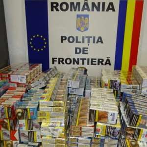 Peste 19.000 de țigarete descoperite ascunse într-un autoturism în P.T.F. Calafat