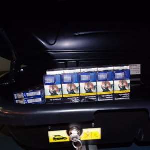 Peste 19.000 de țigarete descoperite ascunse într-un autoturism în P.T.F. Calafat