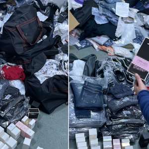 Bunuri susceptibile a fi contrafăcute, în valoare de peste 200.000 lei, descoperite în P.T.F. Giurgiu