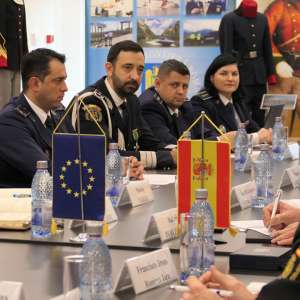Delegation of the Spanish National Police, visiting the Romanian Border Police