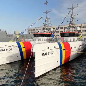 The naval component of the Romanian Border Police was supplemented with two means of naval mobility.