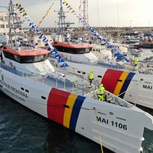 The naval component of the Romanian Border Police was supplemented with two means of naval mobility.
