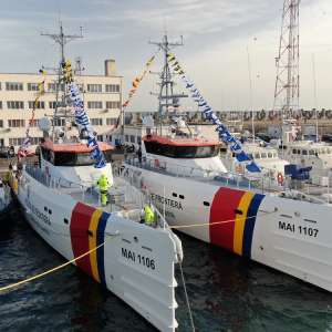 The naval component of the Romanian Border Police was supplemented with two means of naval mobility.