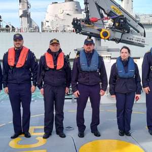 The naval component of the Romanian Border Police was supplemented with two means of naval mobility.