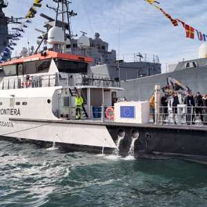 The naval component of the Romanian Border Police was supplemented with two means of naval mobility.