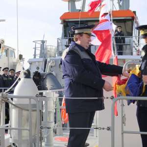 The naval component of the Romanian Border Police was supplemented with two means of naval mobility.