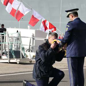 The naval component of the Romanian Border Police was supplemented with two means of naval mobility.