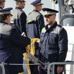 The naval component of the Romanian Border Police was supplemented with two means of naval mobility.