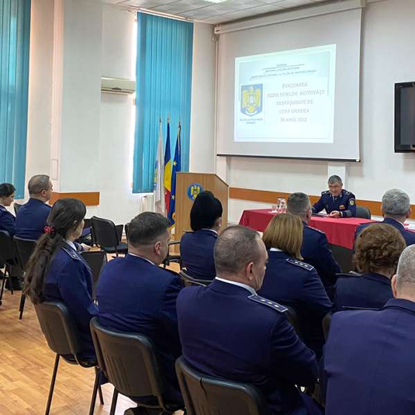 Analiza activităţilor desfăşurate de către Inspectoratul Teritorial al Poliţiei de Frontieră Oradea în anul 2022