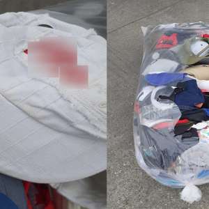 Îmbrăcăminte și cauciucuri uzate oprite la intrarea în țară. Aproximativ 20 de tone, în două mijloace de transport