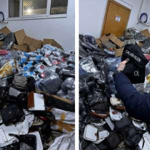 Acţiune intensă la nivelul I.P.T.F. Giurgiu. Mii de bunuri susceptibile a fi contrafăcute, tutun și alcool descoperite în mai multe mijloace de transport